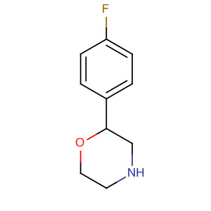 2-(4-fluorophenyl)morpholine结构式