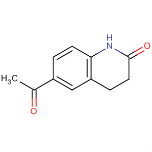 2(1H)-Quinolinone, 6-acetyl-3,4-dihydro-结构式