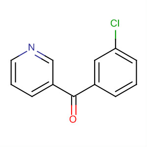 Structure of (3-CHLOROPHENYL)(PYRIDIN-3-YL)METHANONE 95%