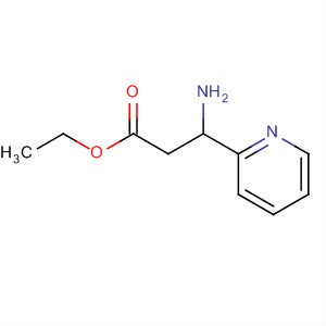 Structure of 3-Pyridinepropanoic acid, b-amino-, ethyl ester