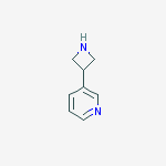 3-(3-Azetidinyl)pyridine结构式