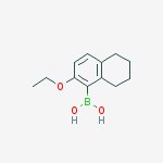 Structure of 2-ETHOXY-5,6,7,8-TETRAHYDRO-1-NAPHTHALENYLBORONIC ACID