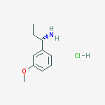 Structure of (1S)-1-(3-METHOXYPHENYL)PROPYLAMINE 97+%