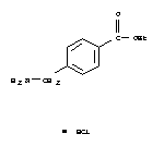 benzoic acid, 4-(aminomethyl)-, ethyl ester结构式
