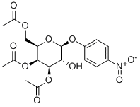 Structure of 4-Nitrophenyl3,4,6-tri-O-acetyl-b-D-galactopyranoside