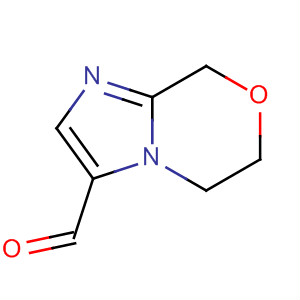8H-Imidazo[2,1-c][1,4]oxazine-3-carboxaldehyde, 5,6-dihydro-结构式