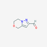 Structure of 4H-Pyrazolo[5,1-c][1,4]oxazine-2-carboxaldehyde, 6,7-dihydro-