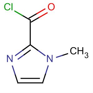 Structure of 1-METHYL-1H-IMIDAZOLE-2-CARBONYL CHLORIDE,97%