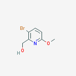 Structure of (3-Bromo-6-methoxypyridin-2-yl)methanol