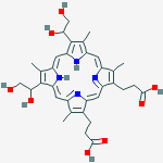 Structure of Deuteroporphyrin Ix 2,4 Bis Ethylene Glycol
