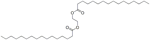 Structure of ethane-1,2-diyl palmitate