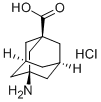 Structure of 1-AMINO-3-ADAMANTANECARBOXYLIC ACID HYDROCHLORIDE