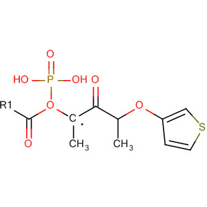 Phosphonic acid, [2-oxo-3-(3-thienyloxy)propyl]-, dimethyl ester结构式