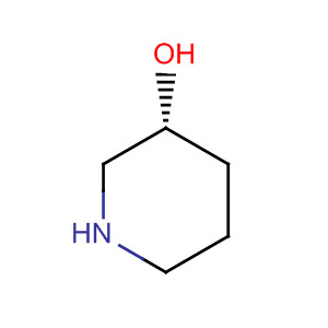 Structure of 3-Piperidinol, (3R)-