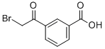 Structure of 3-(2-BROMOACETYL)BENZOIC ACID