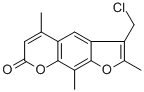 Structure of 4-CHLOROMETHYL-4,5,8-TRIMETHYLPSORALEN
