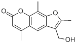 Structure of 3-(HYDROXYMETHYL)-2,5,9-TRIMETHYL-7H-FURO[3,2-G][1]BENZOPYRAN-7-ONE