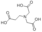 N,N-二(羧甲基)-β-氨基丙酸结构式