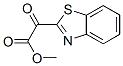 Structure of 2-Benzothiazoleacetic acid, a-oxo-, methyl ester