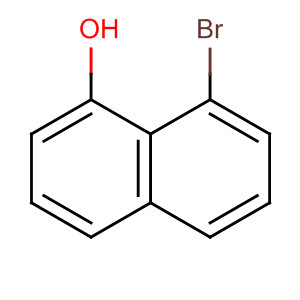 Structure of 1-Naphthalenol, 8-bromo-