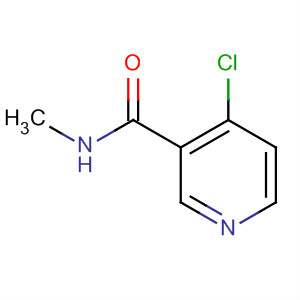 Structure of 3-Pyridinecarboxamide, 4-chloro-N-methyl-