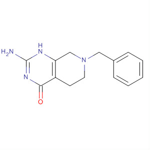 Structure of Pyrido[3,4-d]pyrimidin-4(1H)-one,2-amino-5,6,7,8-tetrahydro-7-(phenylmethyl)-