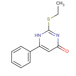 Structure of 4(1H)-Pyrimidinone, 2-(ethylthio)-6-phenyl-