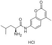 Structure of H-LEU-AMC HCL