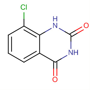 Structure of 2,4(1H,3H)-Quinazolinedione, 8-chloro-