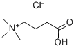 Structure of (3-CARBOXYPROPYL)TRIMETHYLAMMONIUM CHLORIDE