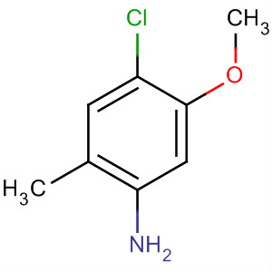 Structure of Benzenamine, 4-chloro-5-methoxy-2-methyl-