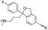 Structure of 1-(4-fluorophenyl)-1,3-dihydro-1-[3-(methylamino)propyl]isobenzofuran-5-carbonitrile