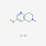 Structure of 5,6,7,8-Tetrahydro-1,6-naphthyridin-3-ol hydrochloride