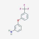 3-(3-TRIFLUOROMETHYL-PHENOXY)-PHENYLAMINE结构式