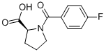 Structure of N-(4-Fluorobenzoyl)-L-proline
