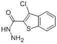 3-氯苯并呋喃-2-羧肼结构式
