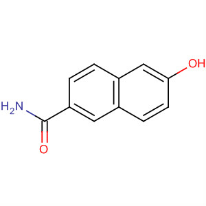 Structure of 2-Naphthalenecarboxamide, 6-hydroxy-
