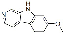 7-Methoxy-9H-pyrido[3,4-b]indole结构式