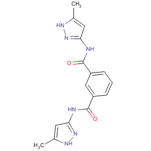 1,3-Benzenedicarboxamide, N,N'-bis(5-methyl-1H-pyrazol-3-yl)-结构式