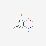Structure of 8-BROMO-6-METHYL-3,4-DIHYDRO-2H-BENZO[1,4]OXAZINE