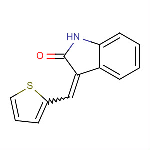 2H-Indol-2-one, 1,3-dihydro-3-(2-thienylmethylene)-结构式