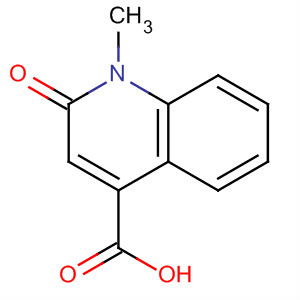 Structure of 4-Quinolinecarboxylic acid, 1,2-dihydro-1-methyl-2-oxo-