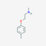 Structure of N-Methyl-2-(4-methylphenoxy)-1-ethanamine