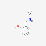 N-(2-methoxybenzyl)cyclopropanamine结构式