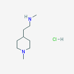 Structure of 4-PIPERIDINEETHANAMINE,N,1-DIMETHYL-