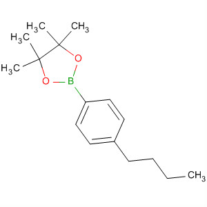 Structure of 1,3,2-Dioxaborolane, 2-(4-butylphenyl)-4,4,5,5-tetramethyl-