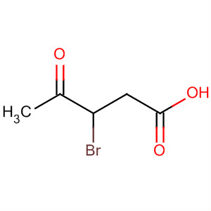 Structure of Pentanoic acid, 3-bromo-4-oxo-