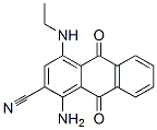 Structure of 1-amino-4-(ethylamino)-9,10-dihydro-9,10-dioxoanthracene-2-carbonitrile