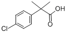 Structure of 4-CHLORO-ALPHA,ALPHA-DIMETHYLPHENYLACETIC ACID