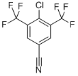 Structure of 3,5-BIS(TRIFLUOROMETHYL)-4-CHLOROBENZONITRILE